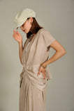 シャイニーセットアップ Beige