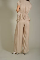 シャイニーセットアップ Beige