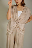 シャイニーセットアップ Beige