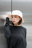 テールカットオーバーロングTシャツ Black