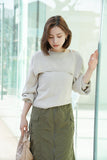レイヤードニットトップス Ivory