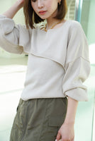 レイヤードニットトップス Ivory