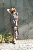 Ｖネックニットセットアップ Moca