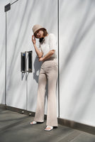 ヒップアップ フレアパンツ Beige