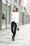 テールカットオーバーロングTシャツ OffWhite