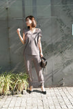 Ｖネックニットセットアップ Moca