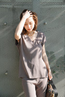Ｖネックニットセットアップ Moca