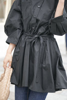 シャツチュニック Black